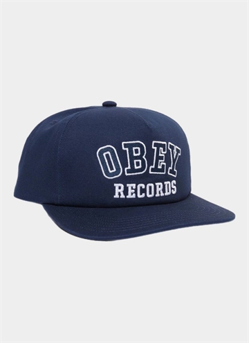 Obey Records 5 Panel Snapback